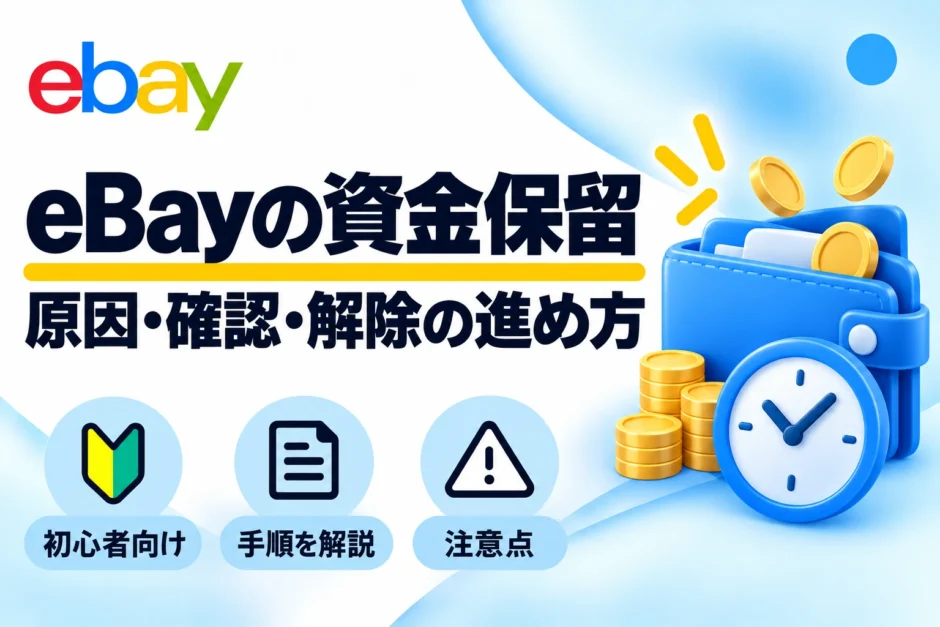 eBayの資金保留：原因・確認・解除の進め方
