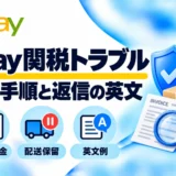 eBayで関税クレームが来たら?DDP・受取拒否・税関保留の対応と英文例