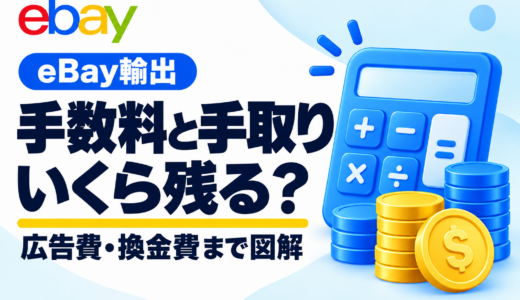 eBay輸出の手数料はいくら？広告費・Payoneerまで手取りを図解