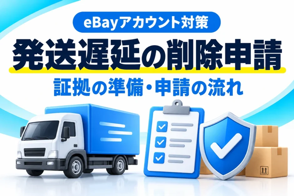 eBayの発送遅延・ディフェクトを削除申請する方法｜条件・証拠・英文例