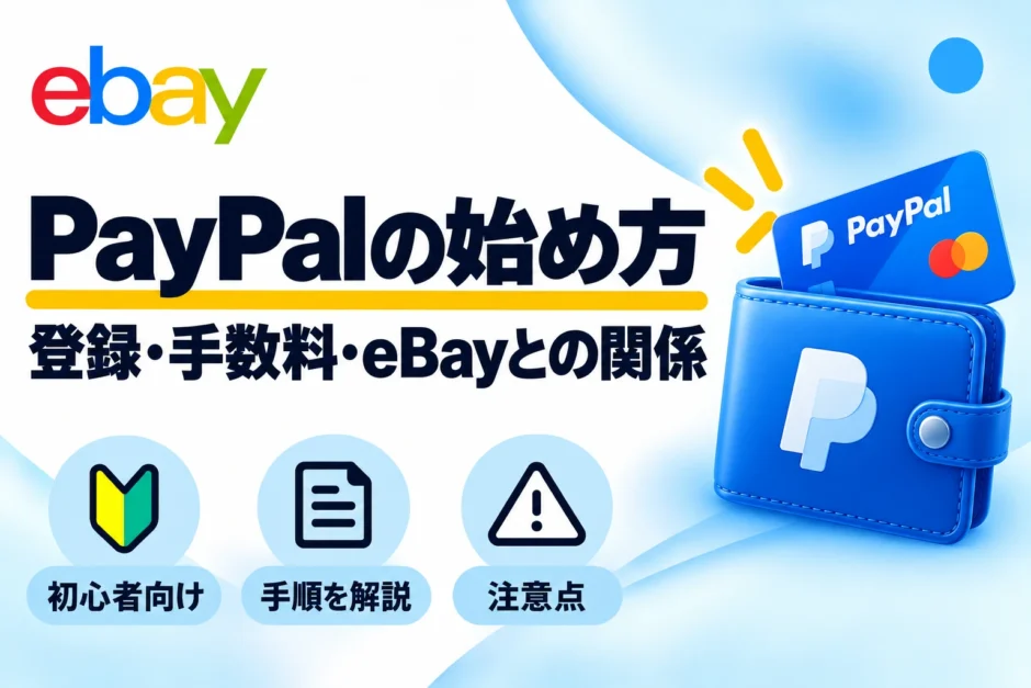 PayPalの始め方：登録・手数料・eBayとの関係を初心者向けに解説
