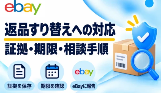 eBayの返品すり替えへの対処法｜証拠・返金期限・異議申立てを解説