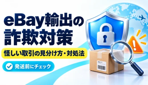 eBay輸出の詐欺対策｜怪しい取引の見分け方と発送前・返品時の対応